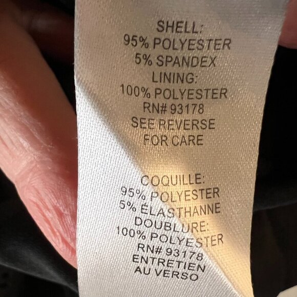 T Tahari Black Laser Cut Scallop Trim Midi Dress, Size 4 - Picture 16 of 16